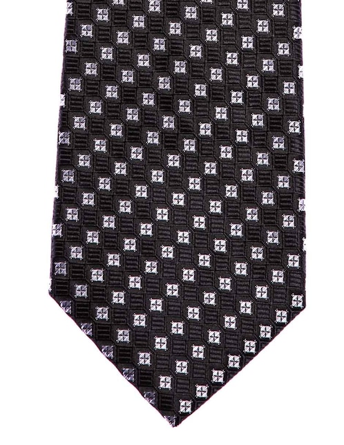 Corbata Elemento Uomo regular estampado a cuadros para hombre