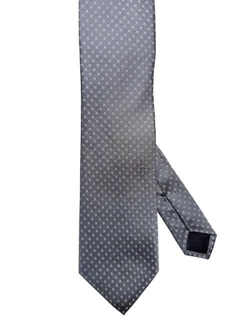 CORBATA DKNY C GEOMÉTRICO REGULA, GRIS
