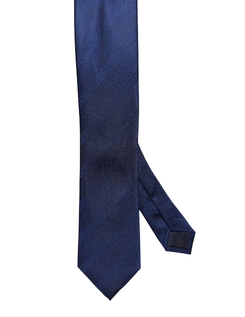Corbata regular de seda estampado a rayas para hombre 1
