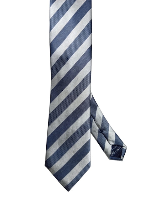 CORBATA O DE LA RENTA A RAYAS RE, GRISS