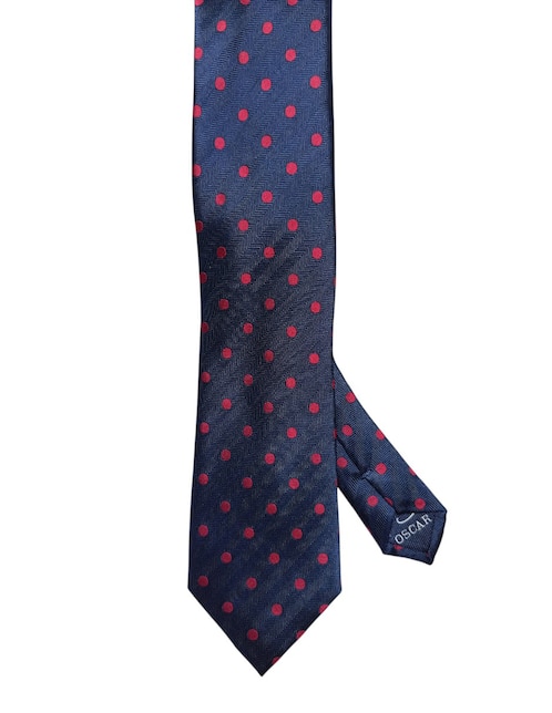 Corbata regular de seda Estampado Lunares para hombre 1