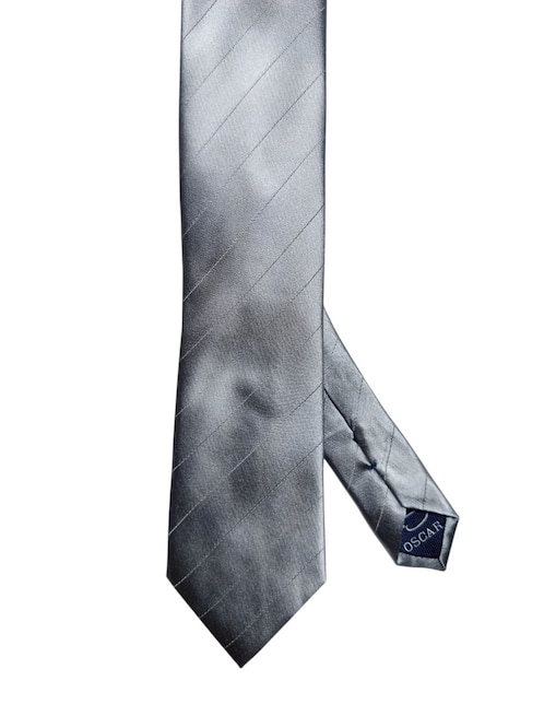 Corbata regular de seda estampada a rayas para hombre 1
