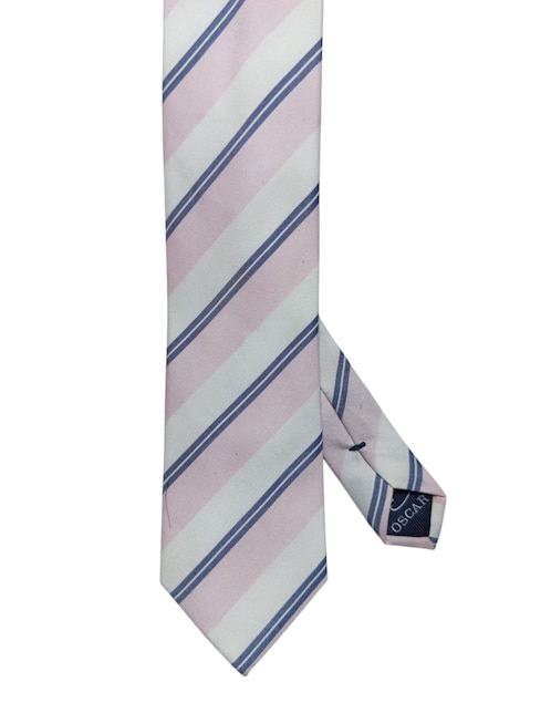 CORBATA O DE LA RENTA A RAYAS RE, ROSAS