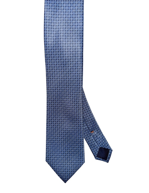 Corbata regular de seda estampada para hombre 1