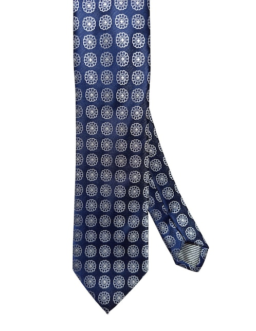 CORBATA JOHN HENRY FLORAL, AZUL MARINO