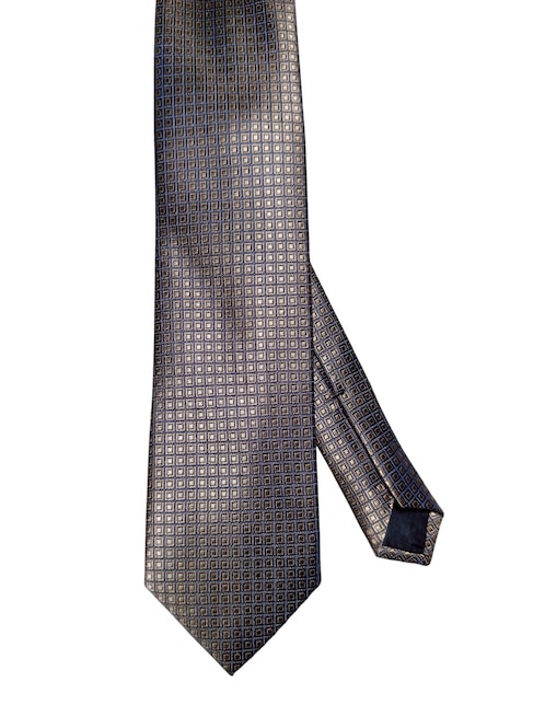 CORBATA PERRY ELLIS A CUADROS R, TAUPES