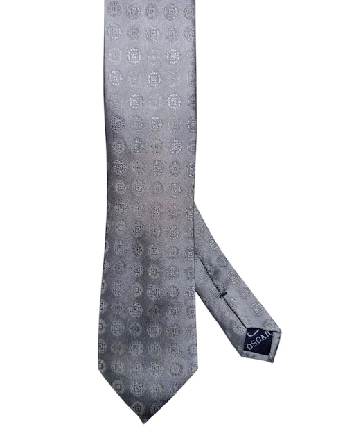 CORBATA O DE LA RENTA PAISLE, PLATEADOS