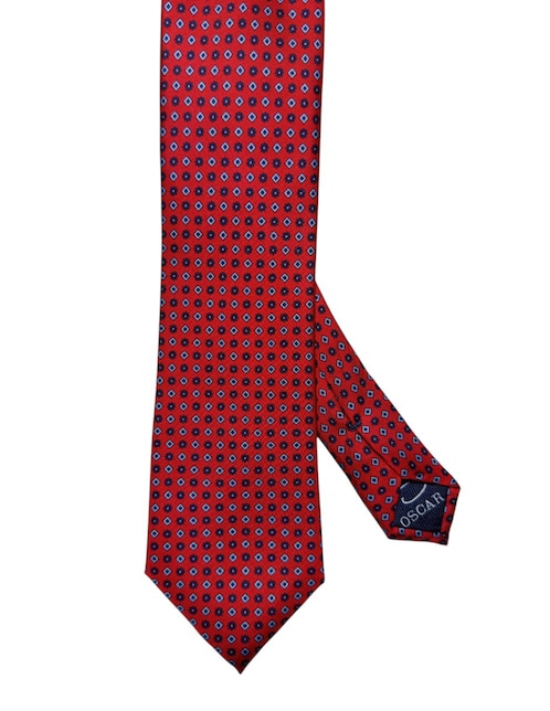 CORBATA O DE LA RENTA FLORAL REG, ROJOE