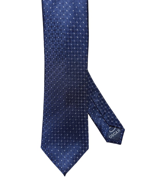 Corbata regular de seda estampada para hombre 1