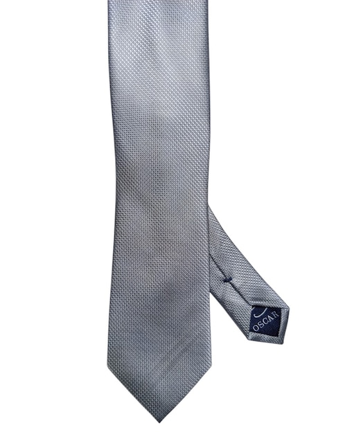 Corbata regular de seda estampado gráfico para hombre 1