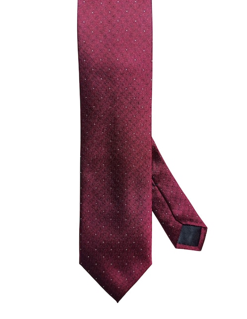 CORBATA DKNY C A CUADROS REGULAR, ROJO