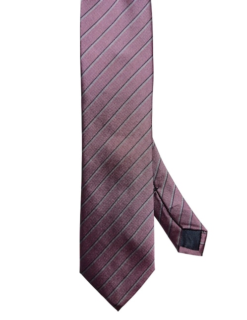Corbata regular de seda estampado a rayas para hombre 1
