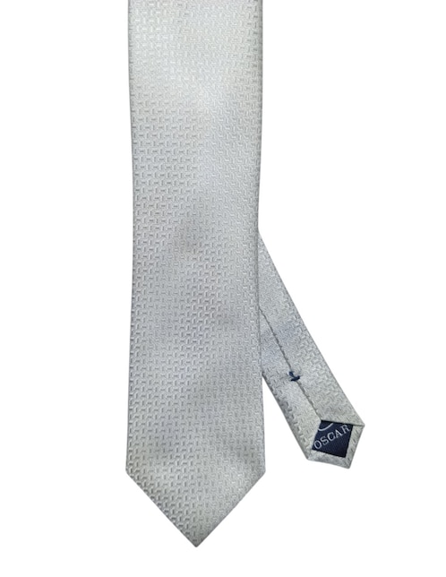 Corbata regular de seda estampada para hombre 1