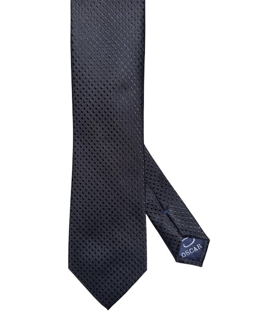 Corbata regular de seda estampado gráfico para hombre 1