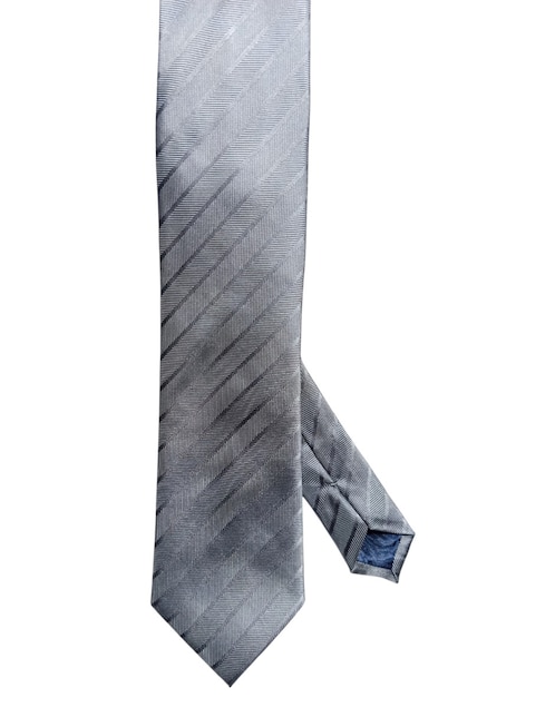 CORBATA TED BAKER LISO REGUL, PLATEADO