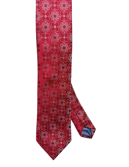 CORBATA TED BAKER FLORAL REGULAR, ROJO
