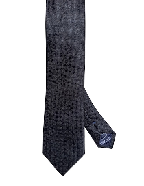 Corbata regular de seda estampado gráfico para hombre 1