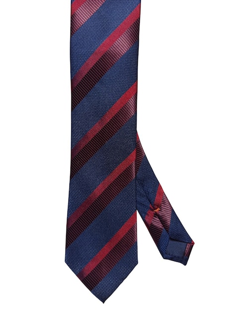 CORBATA JBE A RAYAS REGULAR SEDA, ROJO