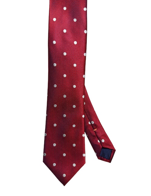 CORBATA JBE LUNARES REGULAR SEDA, ROJO