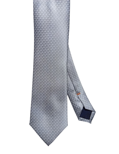Corbata regular de seda estampado geométrico para hombre 1