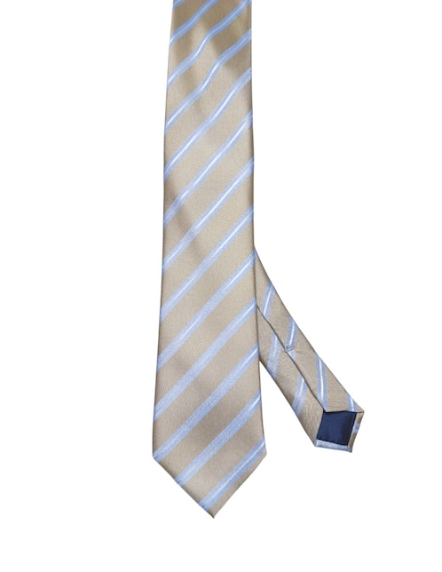 Corbata regular de seda estampado a rayas para hombre 1
