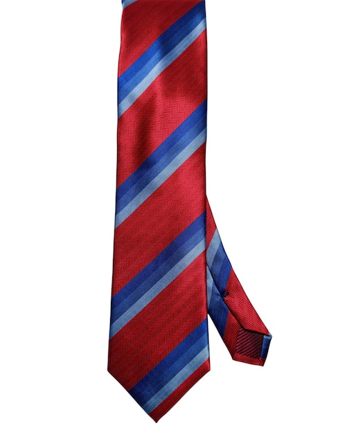 Corbata regular estampado a rayas para hombre 1