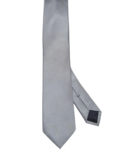 CORBATA CK LISO REGULAR SEDA, PLATEADO