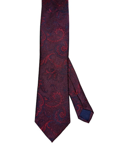 CORBATA TOMMY FLORAL REGULAR SED, ROJO