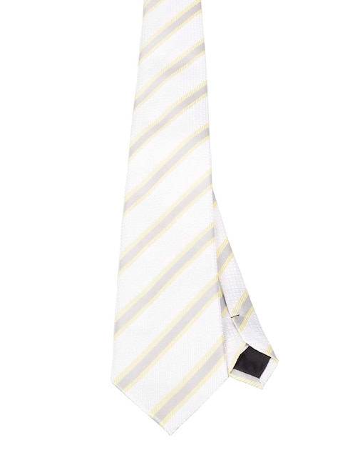 Corbata regular estampado a rayas para hombre 1