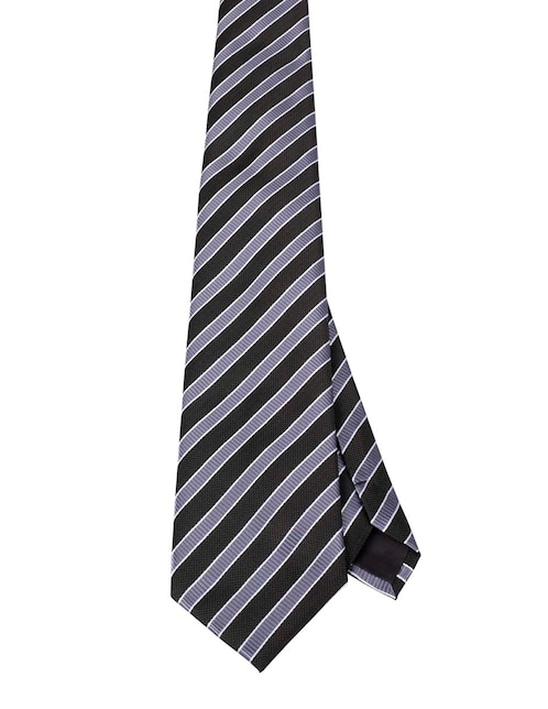 Corbata regular estampado a rayas para hombre 1