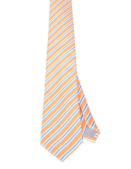 Corbata regular estampado a rayas para hombre 1