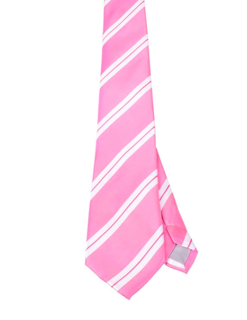Corbata regular estampado a rayas para hombre 1