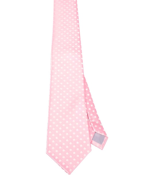 Corbata regular estampado lunares para hombre 1