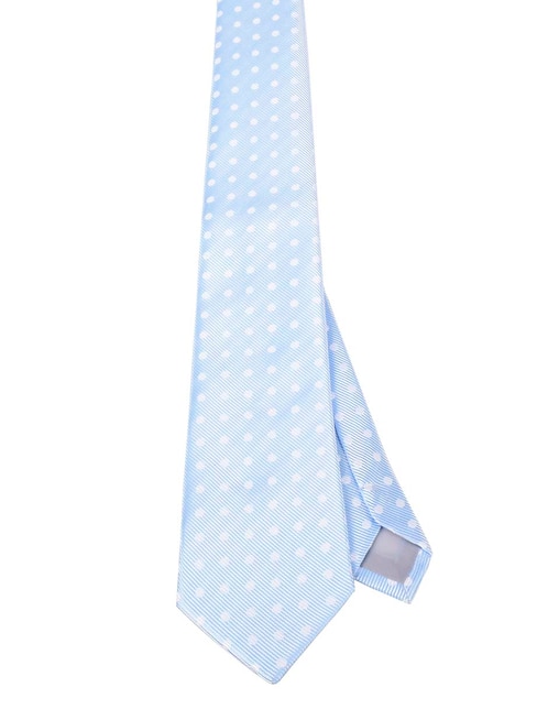 Corbata regular estampado lunares para hombre 1