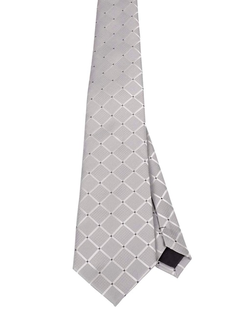 Corbata regular estampado a cuadros para hombre 1