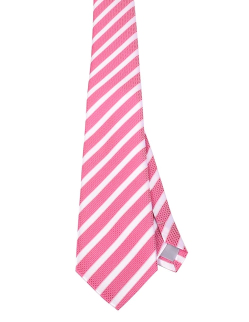 Corbata regular estampado a rayas para hombre 1