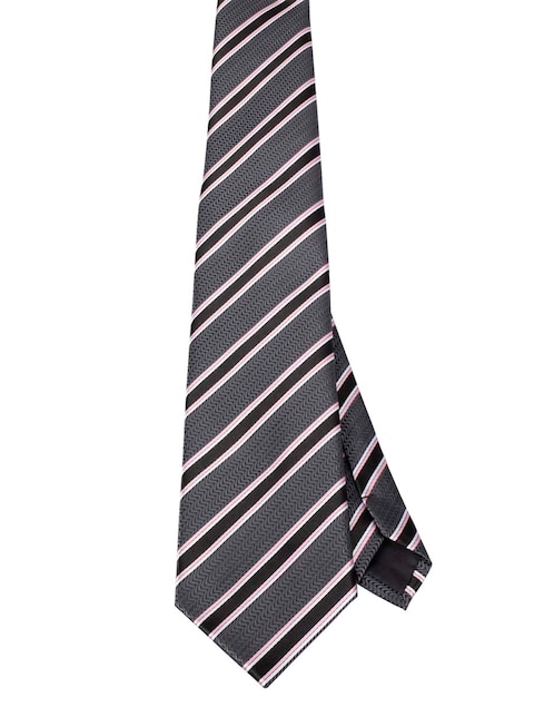 Corbata regular estampado a rayas para hombre 1