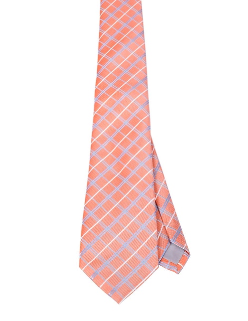 Corbata regular estampado a cuadros para hombre 1