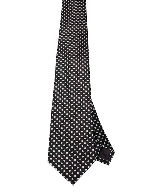 Corbata regular estampado lunares para hombre 1