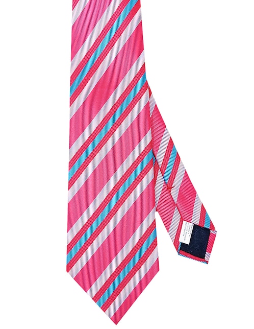 Corbata regular estampado a rayas para hombre 1