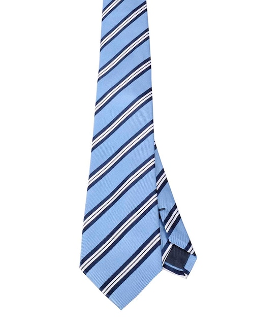 Corbata regular estampado a rayas para hombre 1