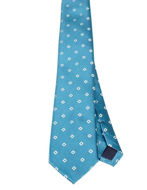 Corbata regular estampada a cuadros para hombre 1