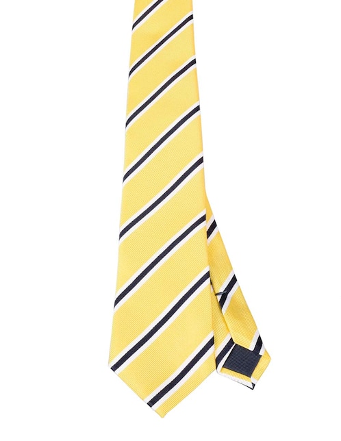 Corbata regular estampada a rayas para hombre 1