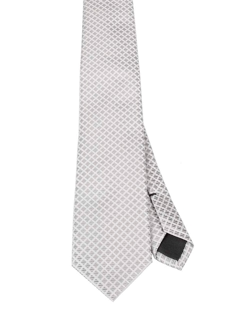 Corbata regular estampada a cuadros para hombre 1