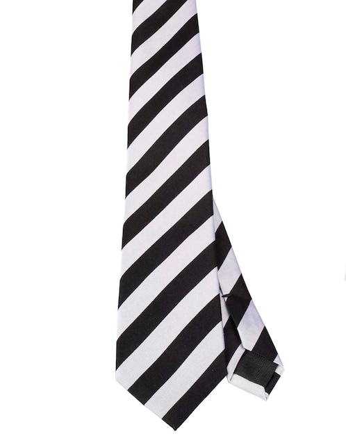 Corbata regular estampada a rayas para hombre 1