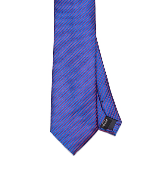 Corbata regular estampado a rayas para hombre 1
