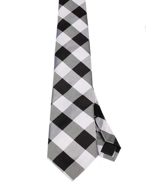 Corbata Regular estampado a cuadros para hombre 1