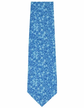 Corbata Pineda Covalin slim seda agua estampada