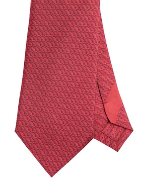Corbata Pineda Covalin regular de seda estampada para hombre