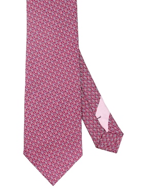 Corbata Pineda Covalin Regular De Seda Estampado Gráfico Para Hombre